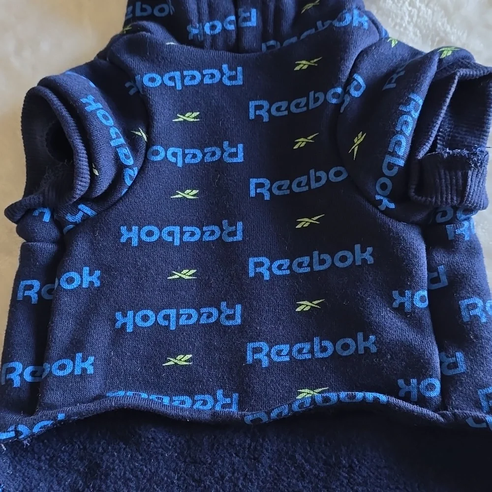 Reebok‎ Blue Hooded Dog Sweater